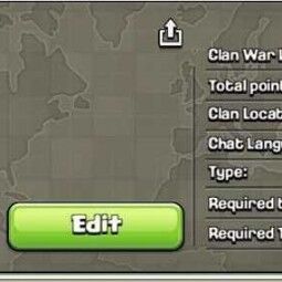 Clan Level 19 | Wins/Loses/Draws - 424/258/7 | Great Name and Warlog | Fast Delivery | Best Price 0